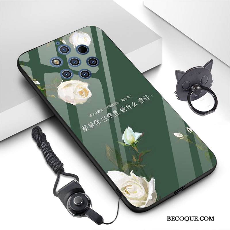 Kuori Nokia 9 Pureview Luova Lasi Murtumaton, Kotelo Nokia 9 Pureview Pehmeä Neste Puhelimen Kuoret Kustannukset