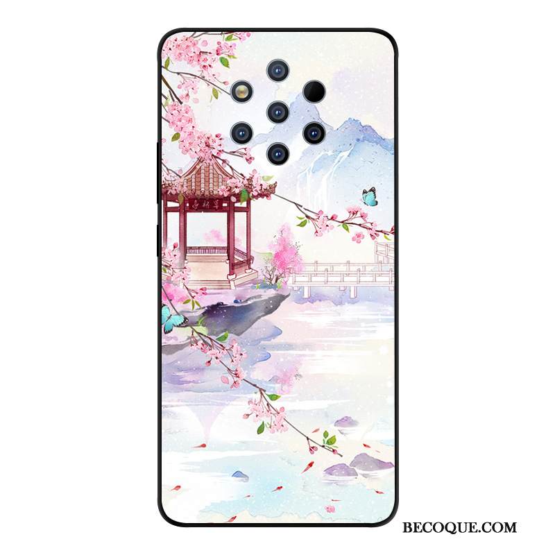 Kuori Nokia 9 Pureview Luova Murtumaton Kustannukset, Kotelo Nokia 9 Pureview Suojaus Puhelimen Kuoret Punainen