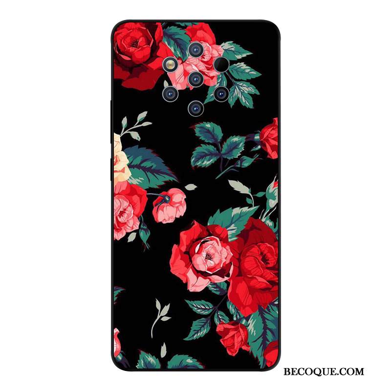 Kuori Nokia 9 Pureview Luova Murtumaton Kustannukset, Kotelo Nokia 9 Pureview Suojaus Puhelimen Kuoret Punainen