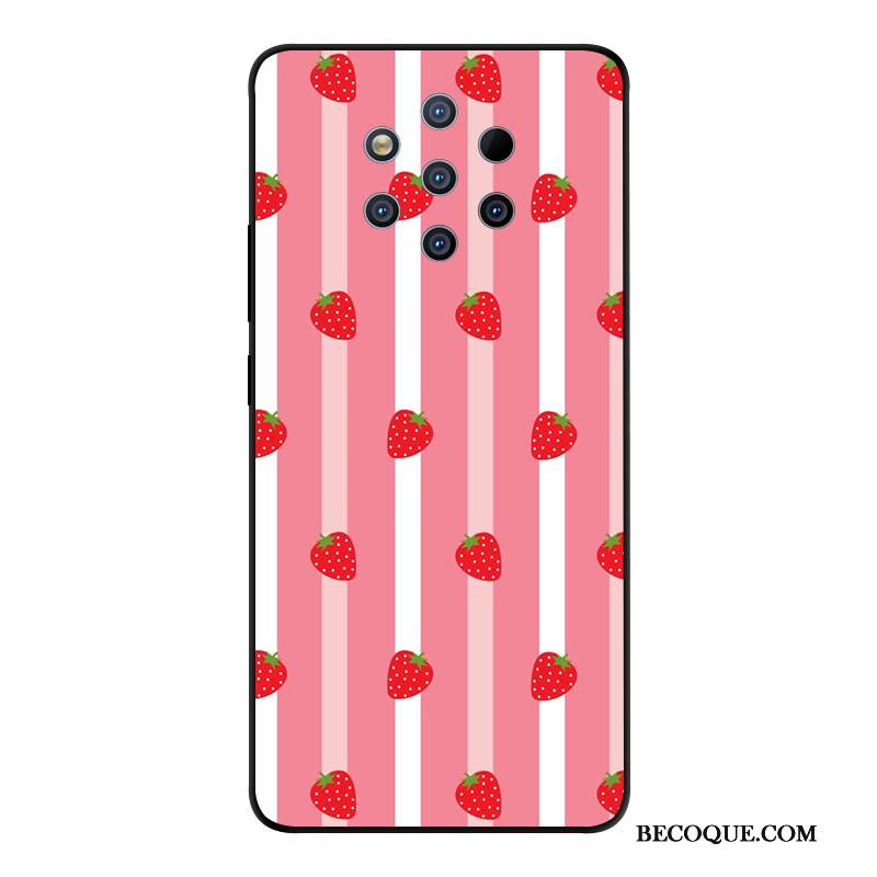 Kuori Nokia 9 Pureview Luova Murtumaton Kustannukset, Kotelo Nokia 9 Pureview Suojaus Puhelimen Kuoret Punainen