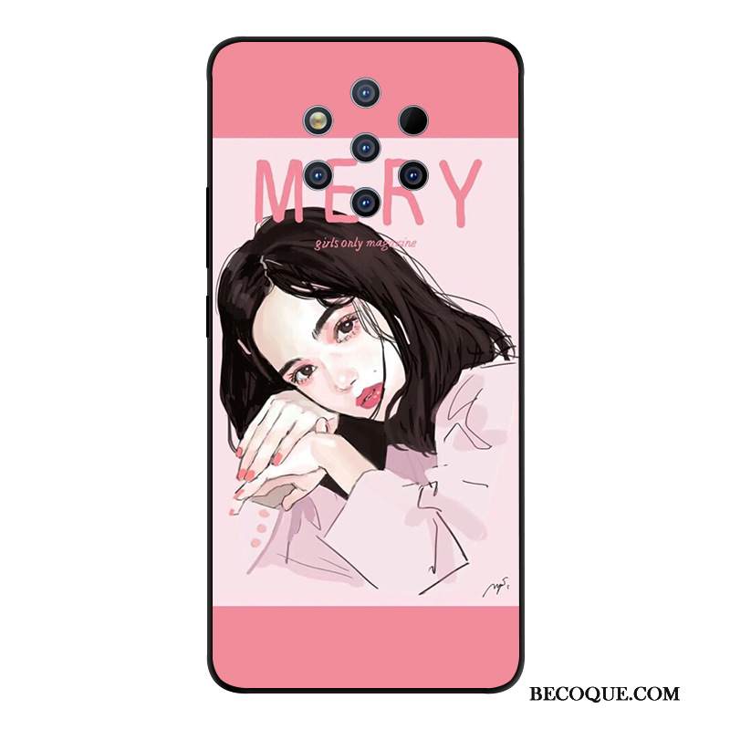 Kuori Nokia 9 Pureview Luova Murtumaton Kustannukset, Kotelo Nokia 9 Pureview Suojaus Puhelimen Kuoret Punainen