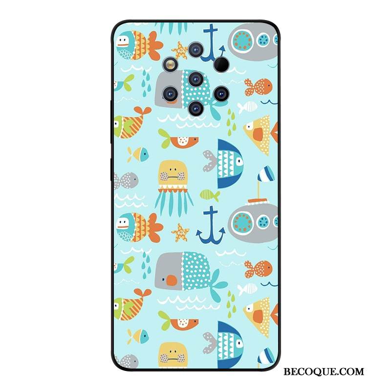 Kuori Nokia 9 Pureview Luova Murtumaton Kustannukset, Kotelo Nokia 9 Pureview Suojaus Puhelimen Kuoret Punainen