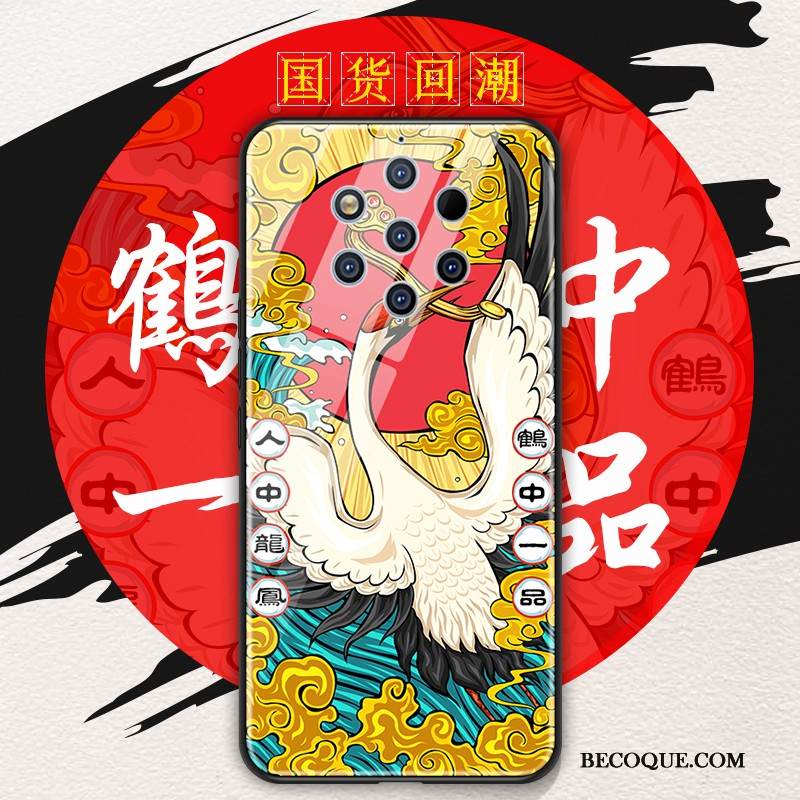 Kuori Nokia 9 Pureview Luova Trendi Persoonallisuus, Kotelo Nokia 9 Pureview Laukut Tide-brändi Lasi