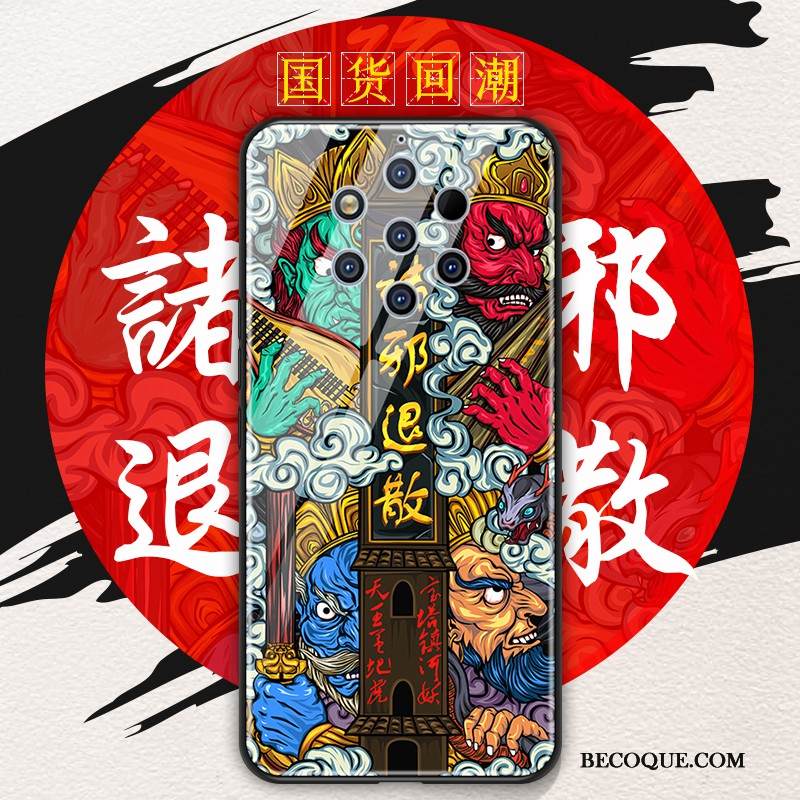 Kuori Nokia 9 Pureview Luova Trendi Persoonallisuus, Kotelo Nokia 9 Pureview Laukut Tide-brändi Lasi