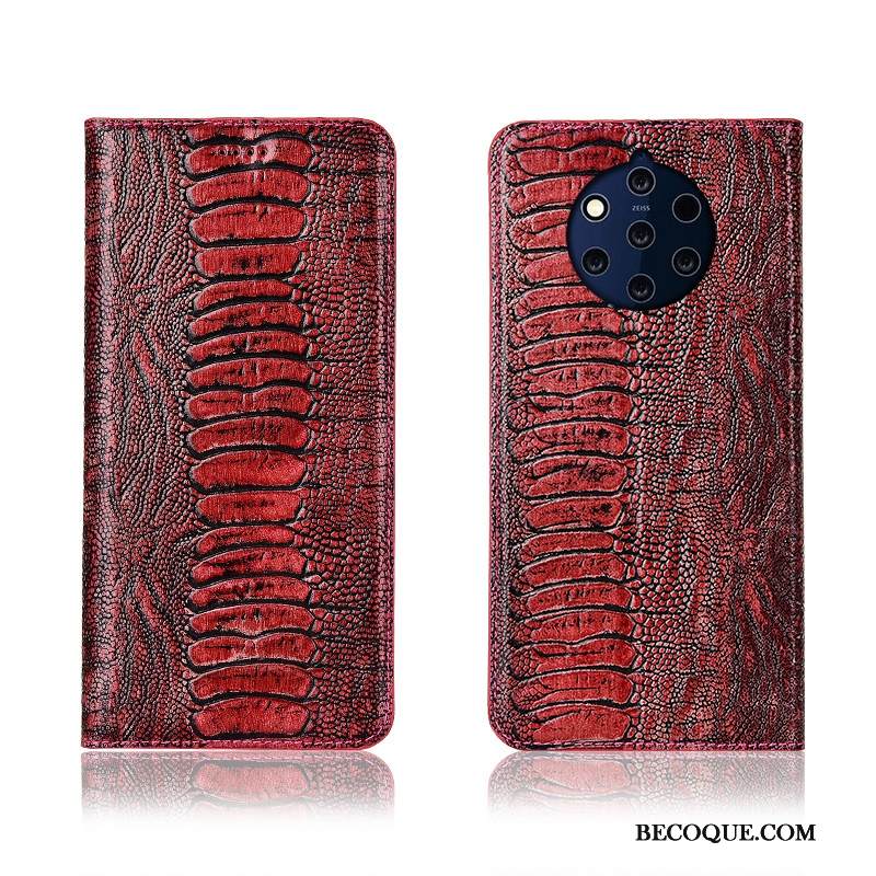 Kuori Nokia 9 Pureview Nahka Murtumaton Puhelimen Kuoret, Kotelo Nokia 9 Pureview Suojaus Uusi Lintu