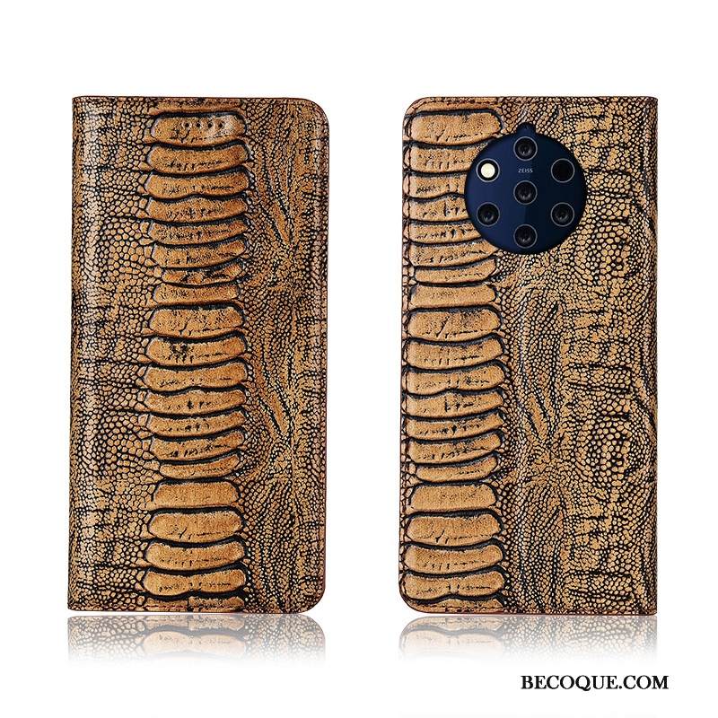 Kuori Nokia 9 Pureview Nahka Murtumaton Puhelimen Kuoret, Kotelo Nokia 9 Pureview Suojaus Uusi Lintu