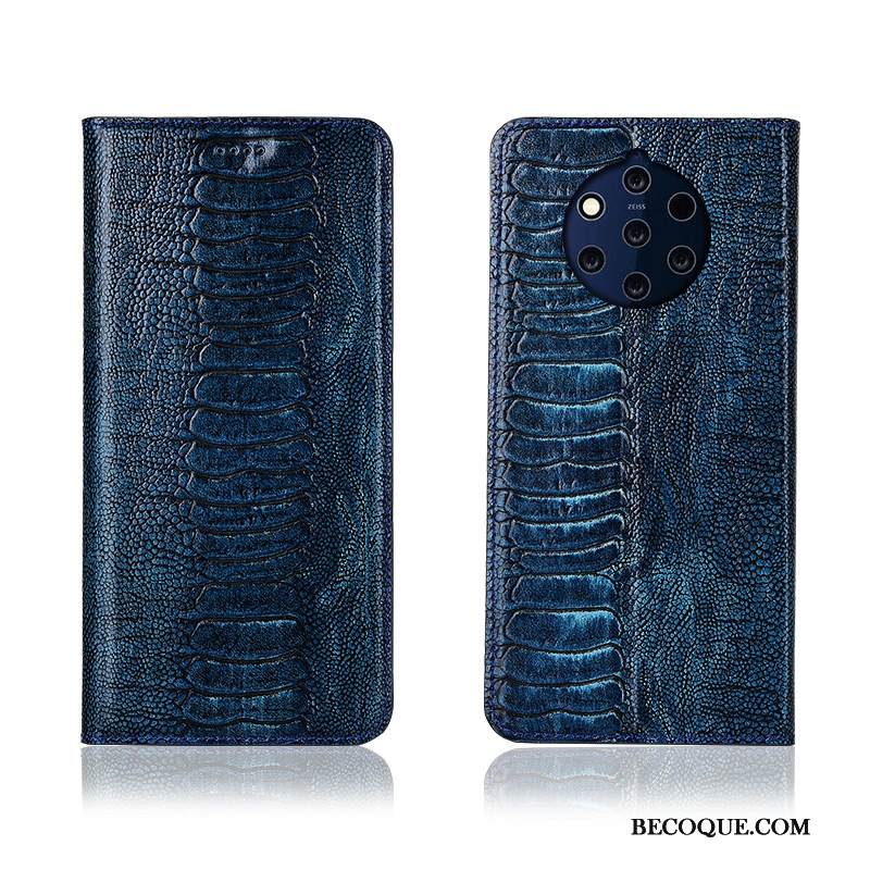 Kuori Nokia 9 Pureview Nahka Murtumaton Puhelimen Kuoret, Kotelo Nokia 9 Pureview Suojaus Uusi Lintu