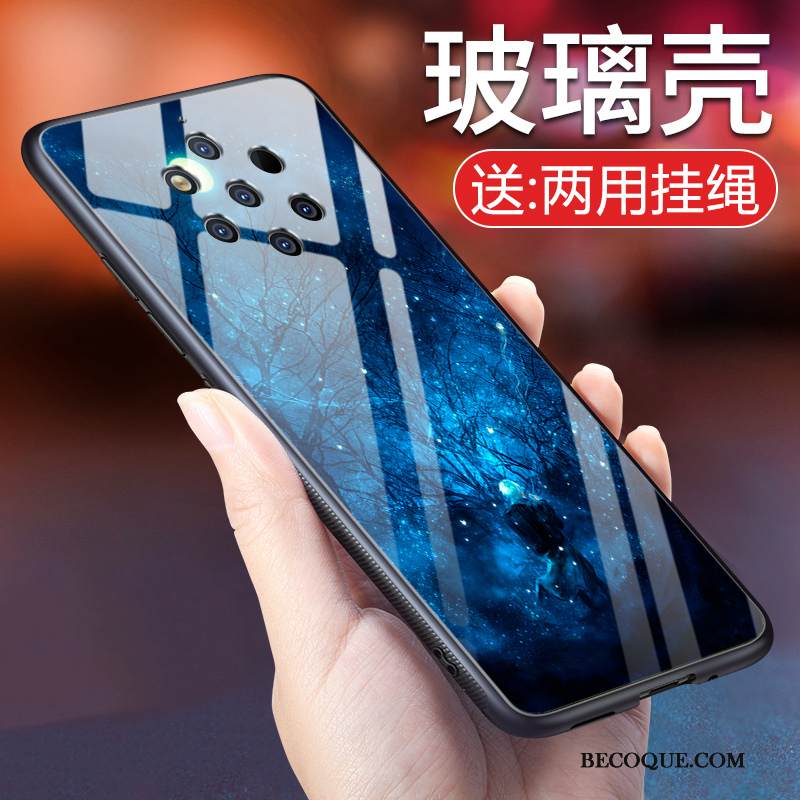 Kuori Nokia 9 Pureview Pehmeä Neste Persoonallisuus Karkaisu, Kotelo Nokia 9 Pureview Laukut Tuuli Murtumaton