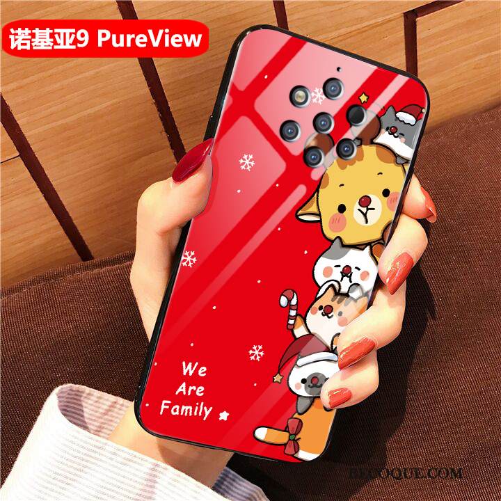 Kuori Nokia 9 Pureview Silikoni Kustannukset Murtumaton, Kotelo Nokia 9 Pureview Pehmeä Neste Lasi Puhelimen Kuoret