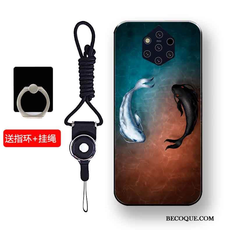 Kuori Nokia 9 Pureview Suojaus Murtumaton Tummansininen, Kotelo Nokia 9 Pureview Silikoni Puhelimen Kuoret