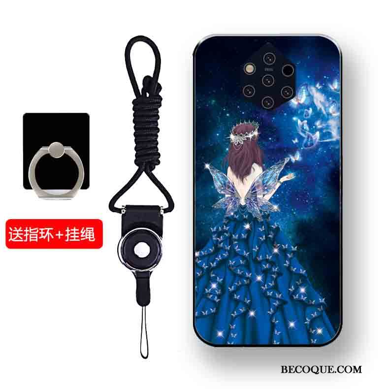 Kuori Nokia 9 Pureview Suojaus Murtumaton Tummansininen, Kotelo Nokia 9 Pureview Silikoni Puhelimen Kuoret