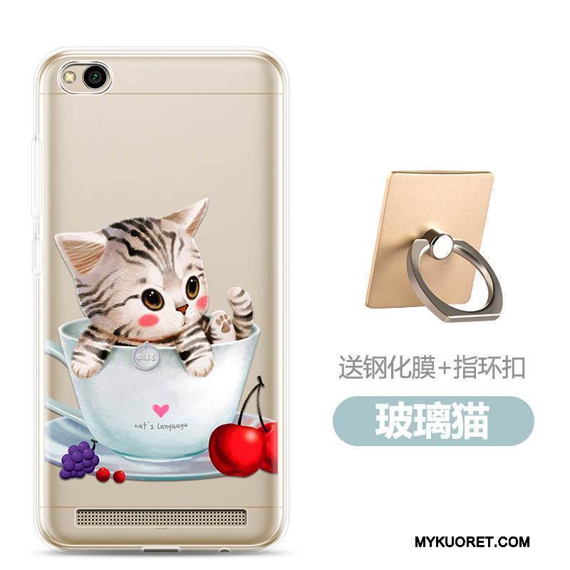 Kuori Redmi 5a Laukut Punainen Puhelimen Kuoret, Kotelo Redmi 5a Sarjakuva Pieni