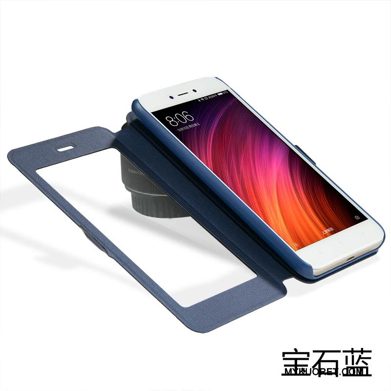 Kuori Redmi 5a Nahka Murtumaton Avaa Ikkuna, Kotelo Redmi 5a Suojaus Pieni Puhelimen Kuoret