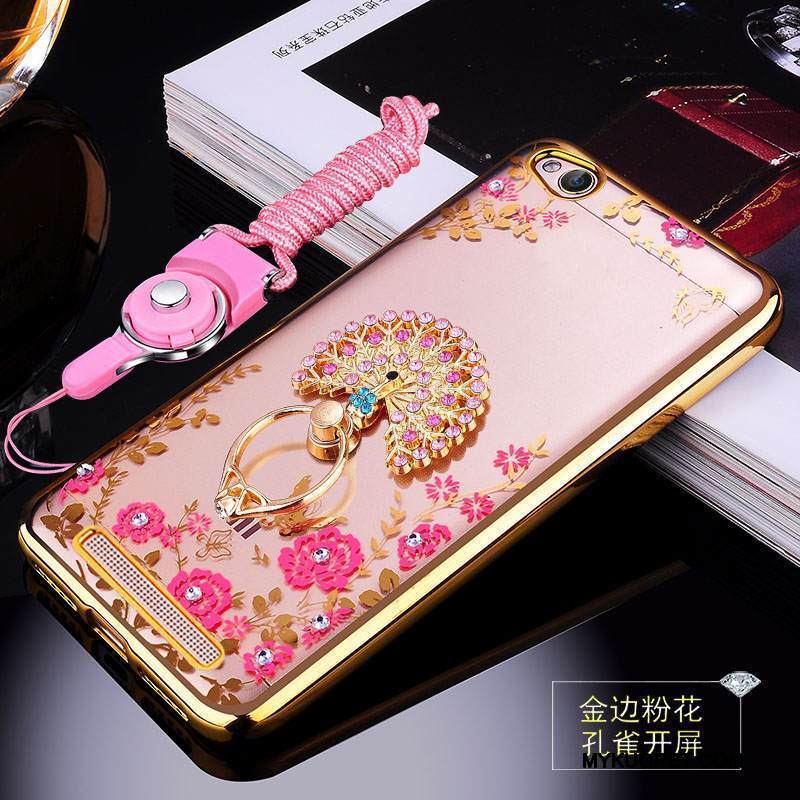 Kuori Redmi 5a Pehmeä Neste Jauhe Murtumaton, Kotelo Redmi 5a Laukut Pieni Punainen