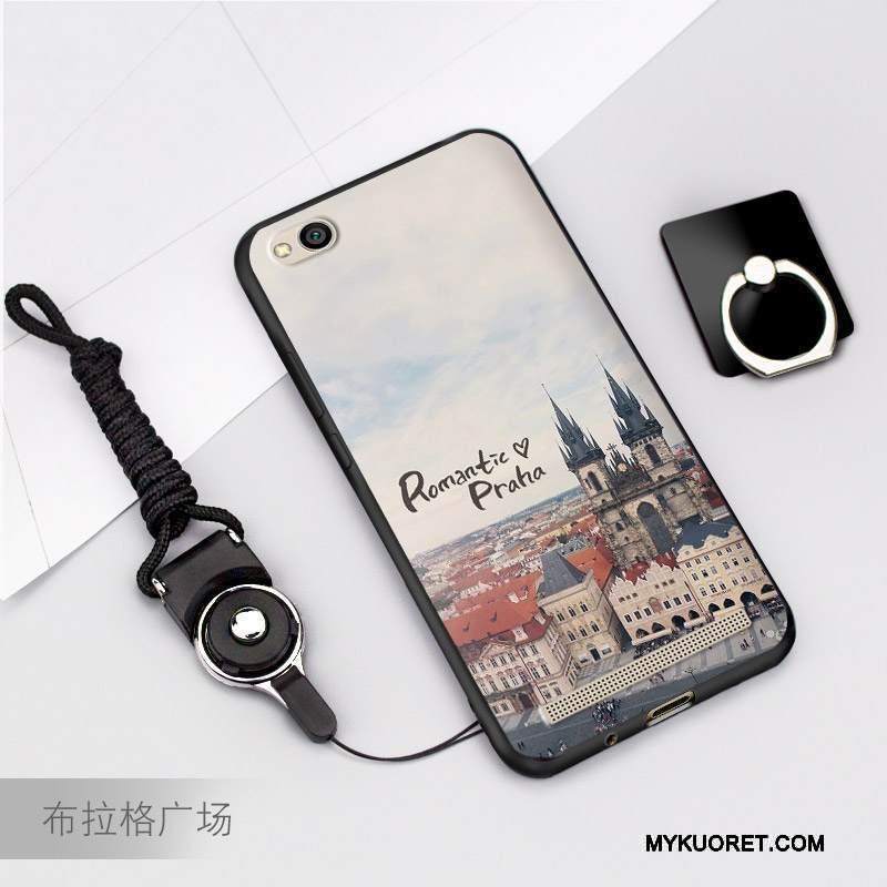 Kuori Redmi 5a Pehmeä Neste Jauhe Pieni, Kotelo Redmi 5a Suojaus Punainen Ripustettavat Koristeet