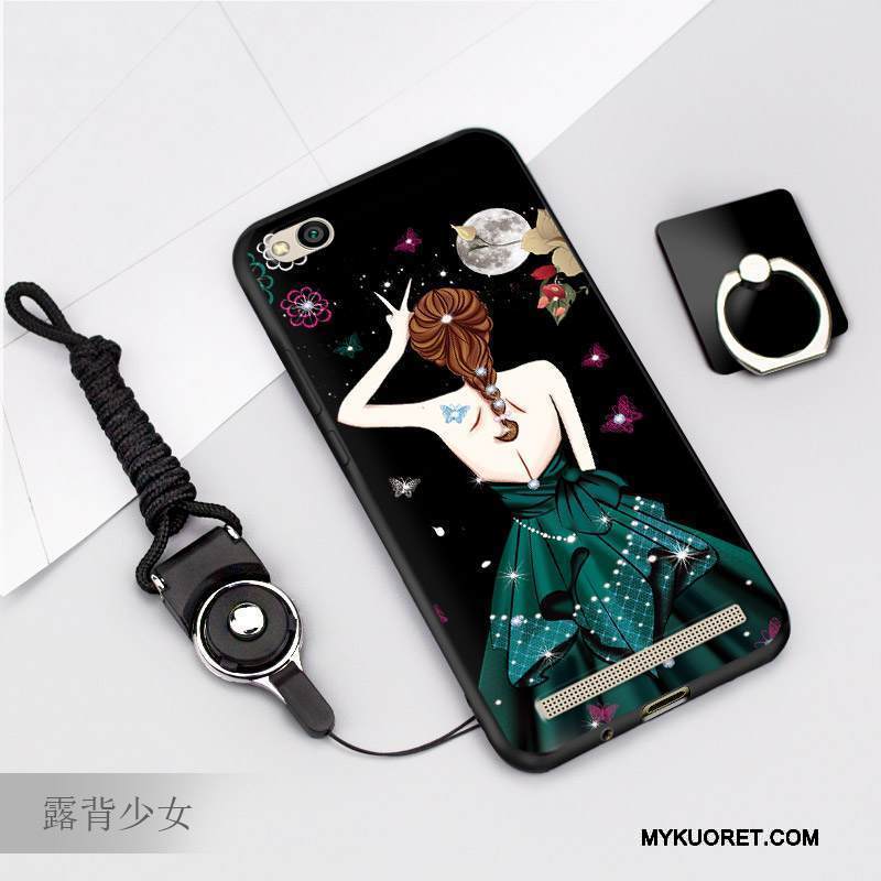 Kuori Redmi 5a Pehmeä Neste Jauhe Pieni, Kotelo Redmi 5a Suojaus Punainen Ripustettavat Koristeet