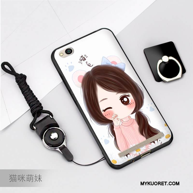 Kuori Redmi 5a Pehmeä Neste Jauhe Pieni, Kotelo Redmi 5a Suojaus Punainen Ripustettavat Koristeet