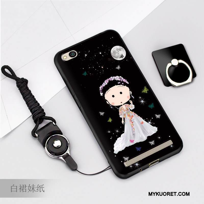 Kuori Redmi 5a Pehmeä Neste Jauhe Pieni, Kotelo Redmi 5a Suojaus Punainen Ripustettavat Koristeet