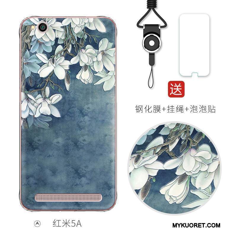 Kuori Redmi 5a Sarjakuva Ihana Murtumaton, Kotelo Redmi 5a Kohokuviointi Puhelimen Kuoret Punainen