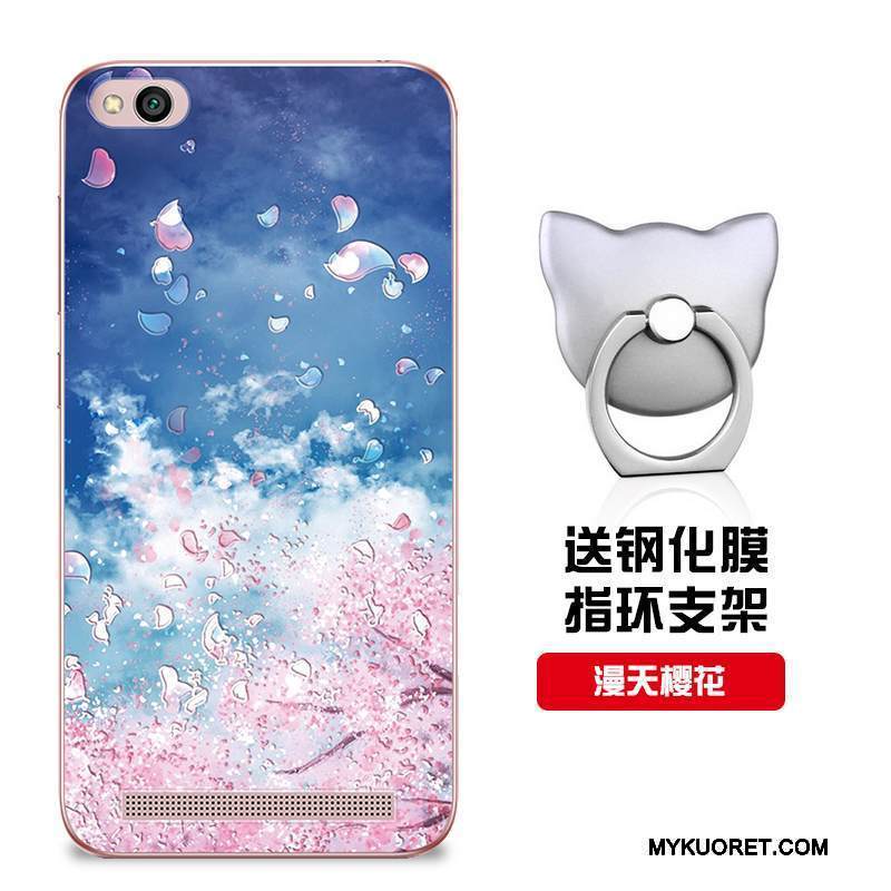 Kuori Redmi 5a Suojaus Malli Punainen, Kotelo Redmi 5a Pehmeä Neste Muokata Puhelimen Kuoret