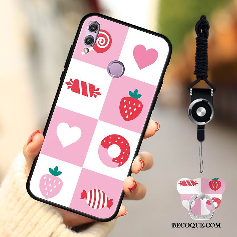 Kuori Redmi 7 Laukut Punainen Pieni, Kotelo Redmi 7 Pehmeä Neste Ripustettavat Koristeet Murtumaton