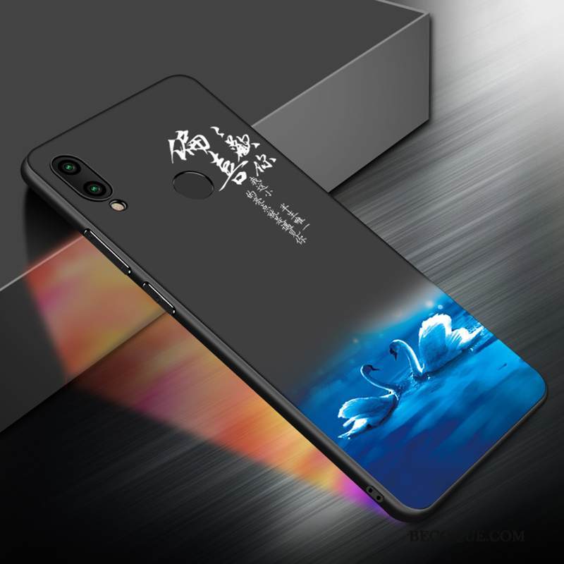 Kuori Redmi 7 Maalaus Murtumaton Musta, Kotelo Redmi 7 Suojaus Punainen Puhelimen Kuoret