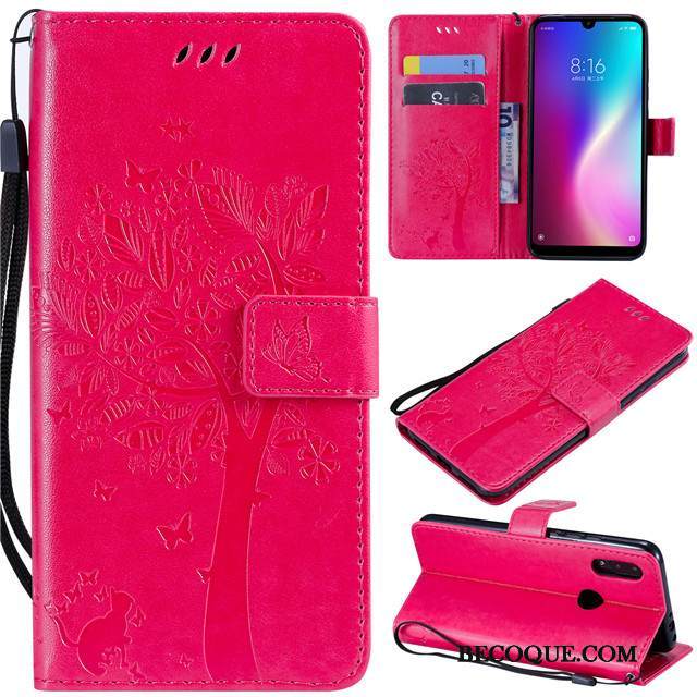 Kuori Redmi 7 Pehmeä Neste Pieni Puhelimen Kuoret, Kotelo Redmi 7 Nahka Punainen