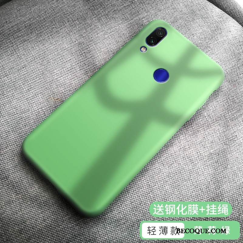 Kuori Redmi 7 Pehmeä Neste Ripustettavat Koristeet Punainen, Kotelo Redmi 7 Puhelimen Kuoret Keltainen