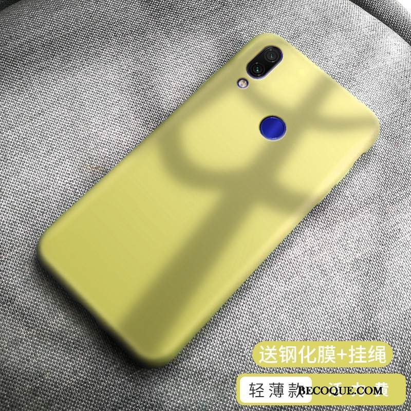 Kuori Redmi 7 Pehmeä Neste Ripustettavat Koristeet Punainen, Kotelo Redmi 7 Puhelimen Kuoret Keltainen