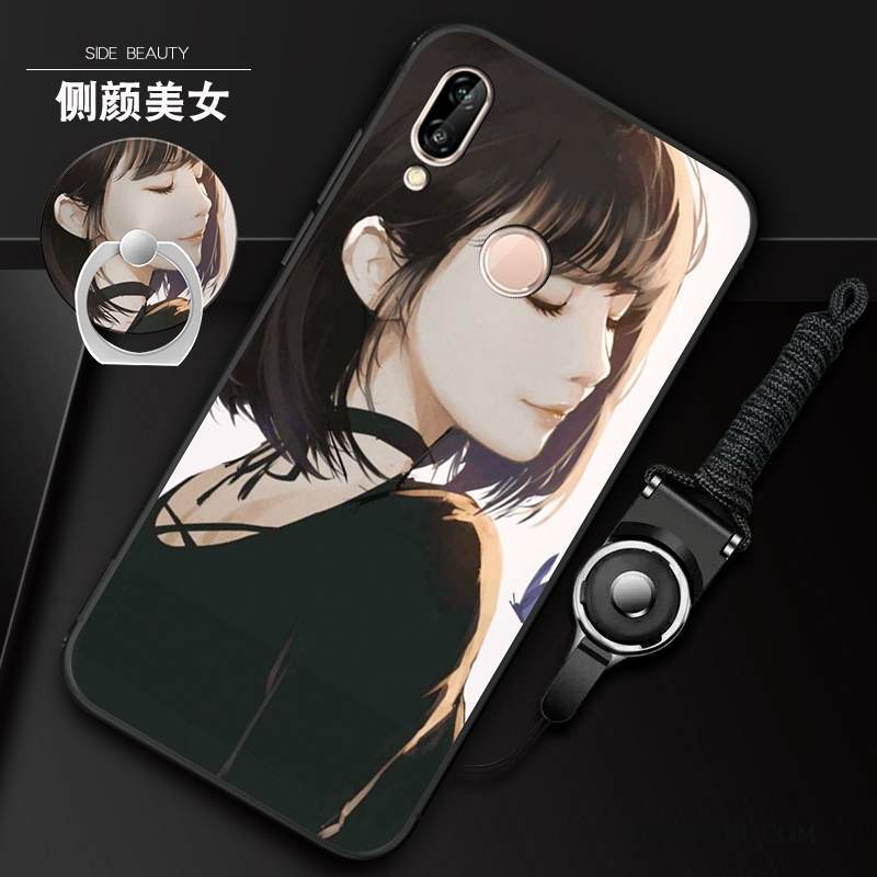 Kuori Redmi 7 Pehmeä Neste Valkoinen Kulta, Kotelo Redmi 7 Sarjakuva Puhelimen Kuoret Punainen