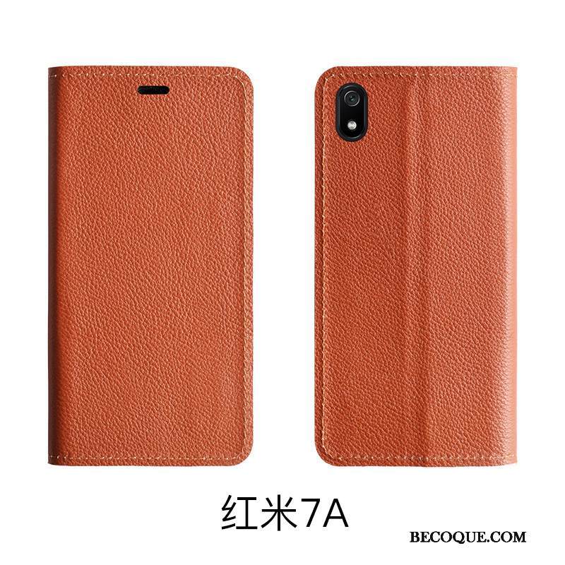 Kuori Redmi 7a Kuoret Kukkakuvio Punainen, Kotelo Redmi 7a Nahka Pieni Puhelimen Kuoret