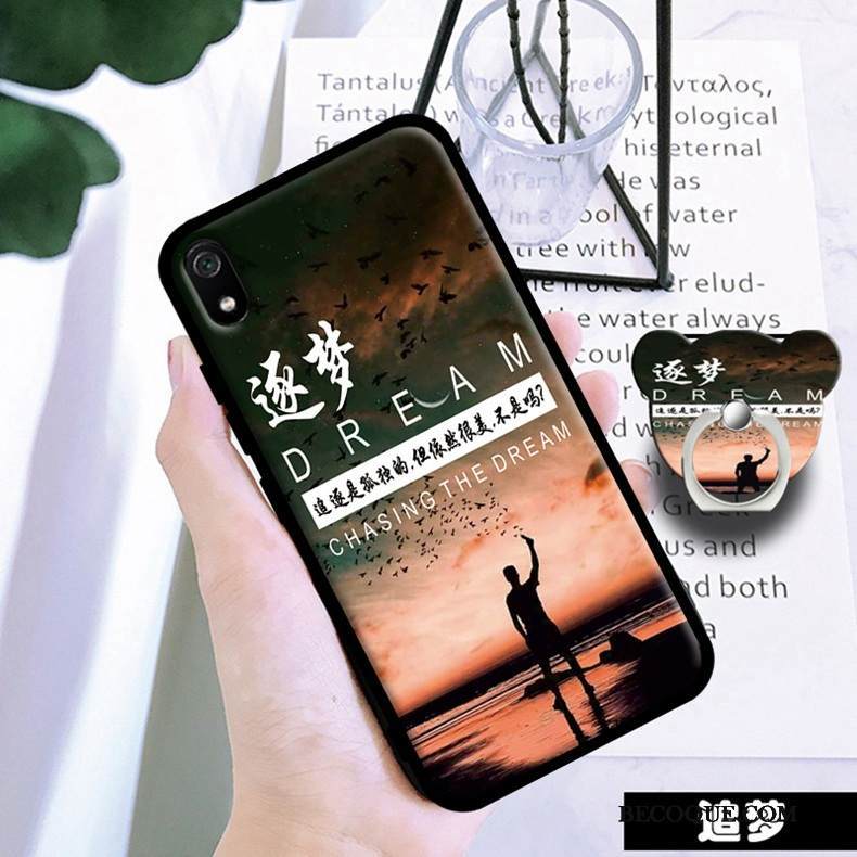 Kuori Redmi 7a Laukut Kalvo Musta, Kotelo Redmi 7a Suojaus Punainen Puhelimen Kuoret