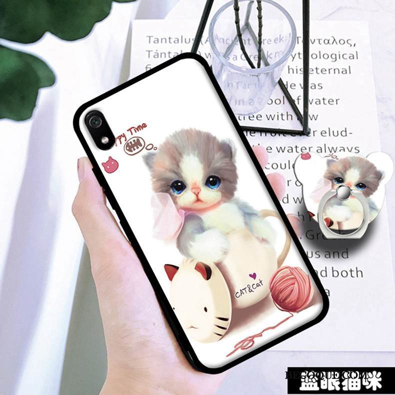 Kuori Redmi 7a Laukut Kalvo Musta, Kotelo Redmi 7a Suojaus Punainen Puhelimen Kuoret