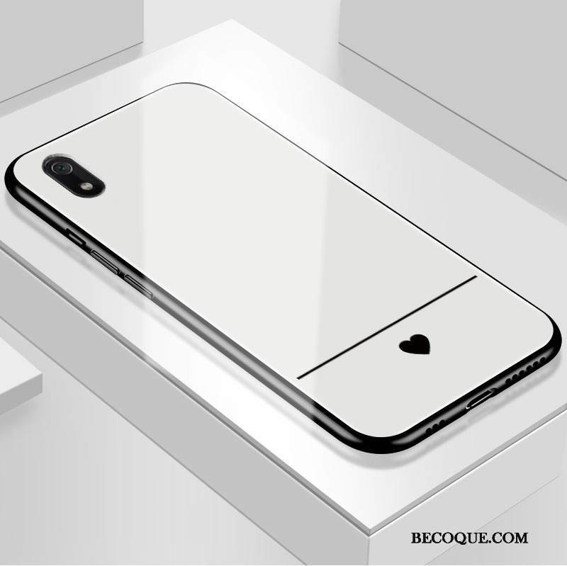 Kuori Redmi 7a Laukut Karkaisu Punainen, Kotelo Redmi 7a Pehmeä Neste Rakkaus Murtumaton