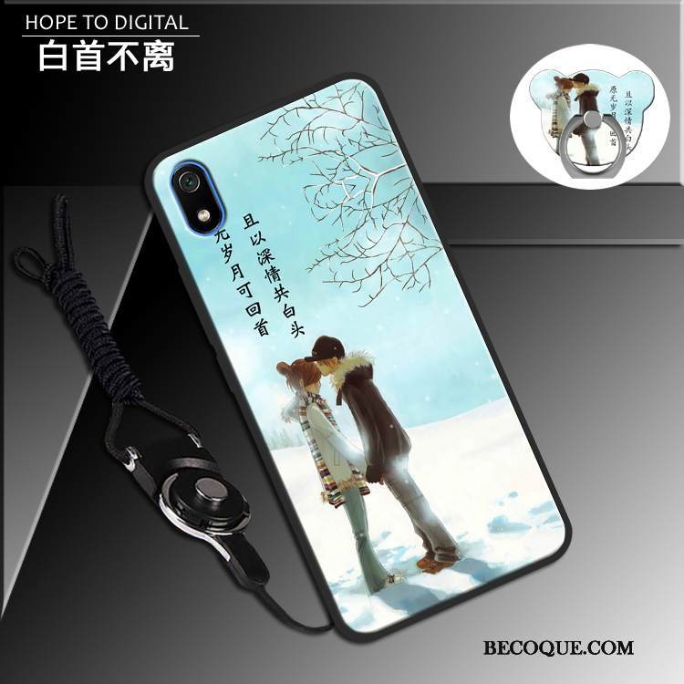 Kuori Redmi 7a Pehmeä Neste Ripustettavat Koristeet Puhelimen Kuoret, Kotelo Redmi 7a Laukut Tide-brändi Punainen