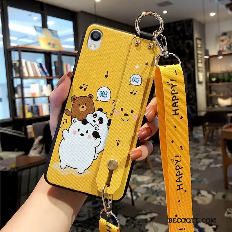 Kuori Redmi 7a Pehmeä Neste Trendi Murtumaton, Kotelo Redmi 7a Suojaus Keltainen Persoonallisuus