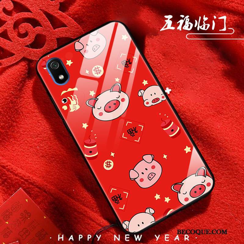 Kuori Redmi 7a Puhelimen Kuoret Punainen, Kotelo Redmi 7a Persoonallisuus Rikkaus