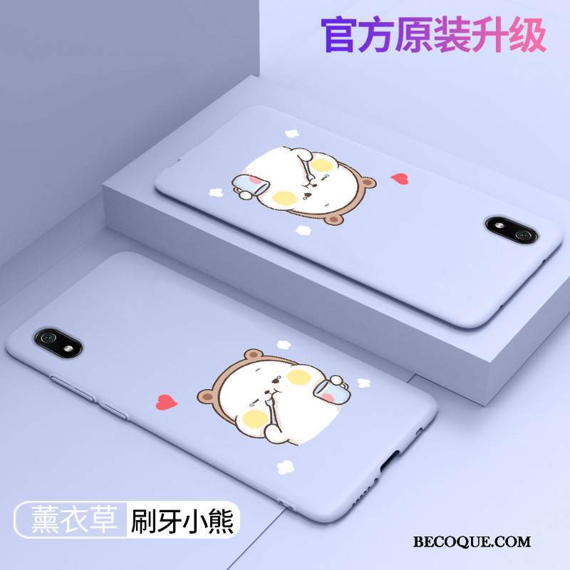 Kuori Redmi 7a Sarjakuva Murtumaton Pesty Suede, Kotelo Redmi 7a Laukut Punainen Puhelimen Kuoret