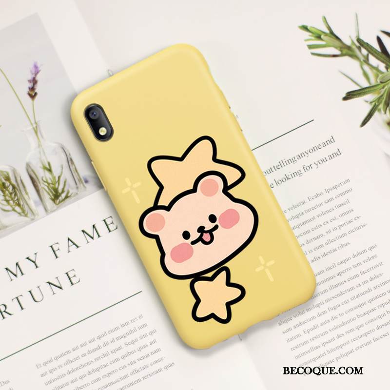 Kuori Redmi 7a Silikoni Ohut Keltainen, Kotelo Redmi 7a Laukut L Super Söpö