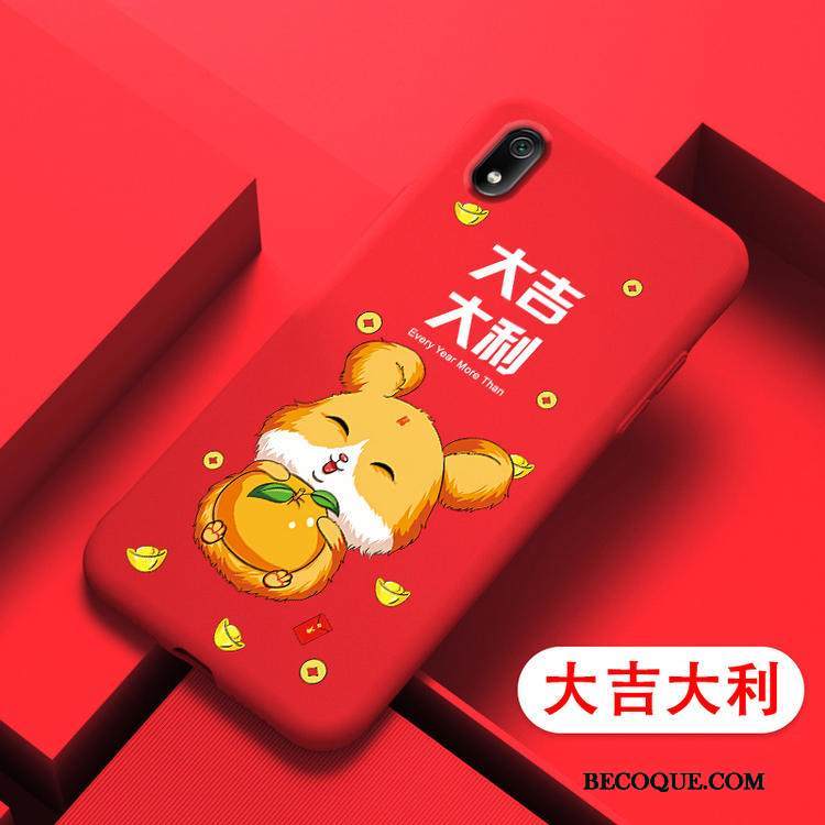 Kuori Redmi 7a Silikoni Puhelimen Kuoret Pieni, Kotelo Redmi 7a Suojaus Ihana Punainen