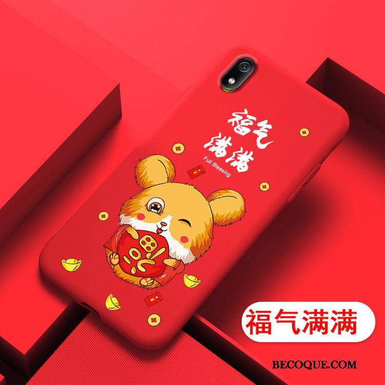 Kuori Redmi 7a Silikoni Puhelimen Kuoret Pieni, Kotelo Redmi 7a Suojaus Ihana Punainen