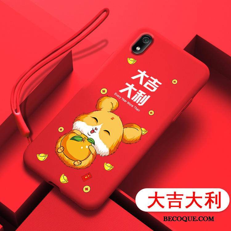 Kuori Redmi 7a Silikoni Puhelimen Kuoret Pieni, Kotelo Redmi 7a Suojaus Ihana Punainen