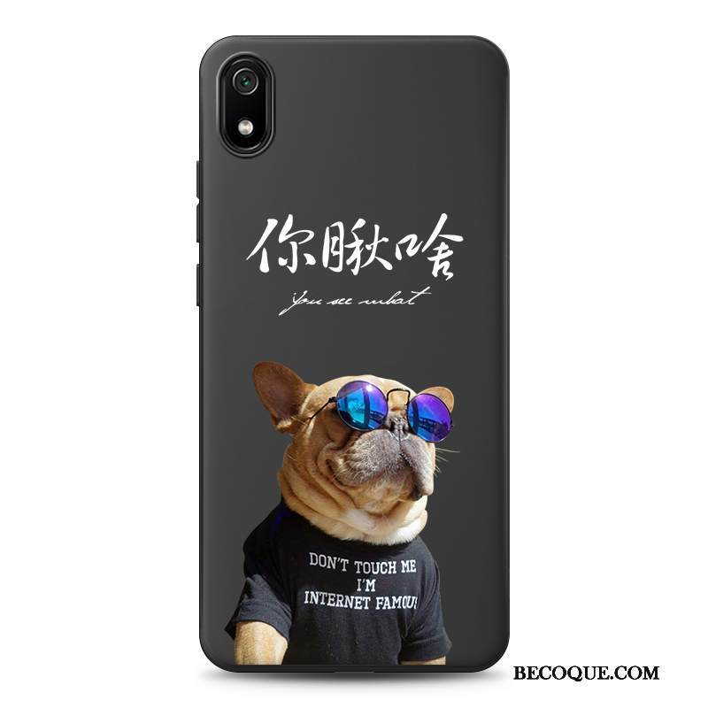 Kuori Redmi 7a Silikoni Punainen Musta, Kotelo Redmi 7a Pehmeä Neste Trendi Persoonallisuus