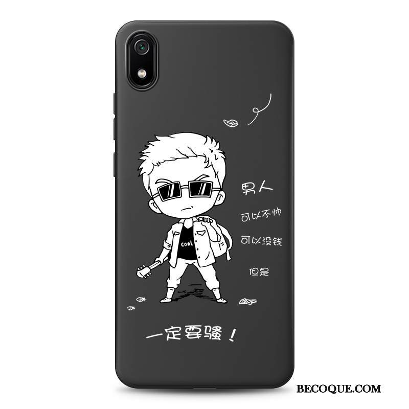 Kuori Redmi 7a Silikoni Punainen Musta, Kotelo Redmi 7a Pehmeä Neste Trendi Persoonallisuus