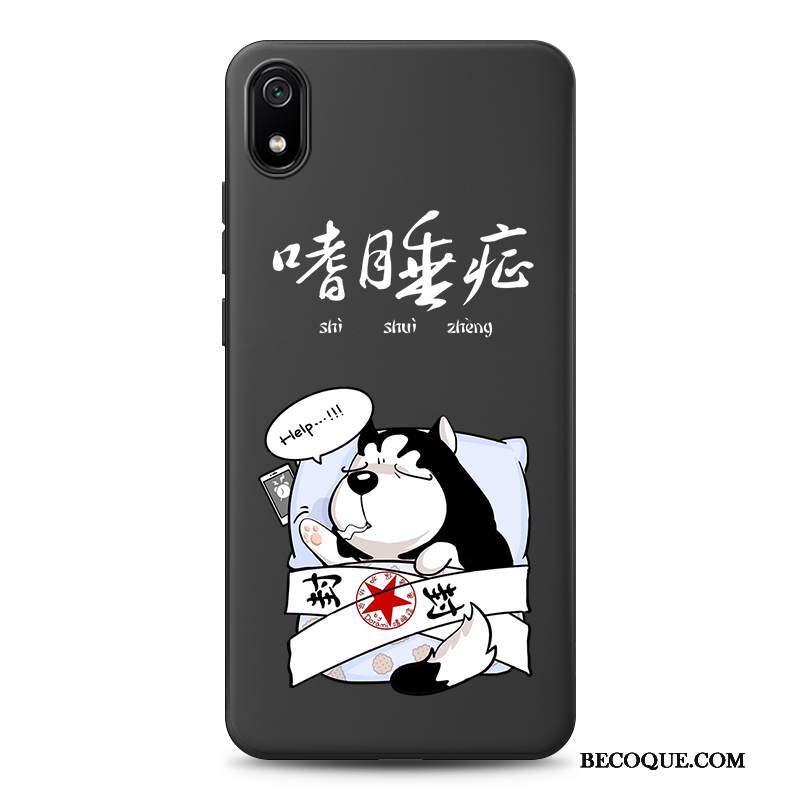 Kuori Redmi 7a Silikoni Punainen Musta, Kotelo Redmi 7a Pehmeä Neste Trendi Persoonallisuus