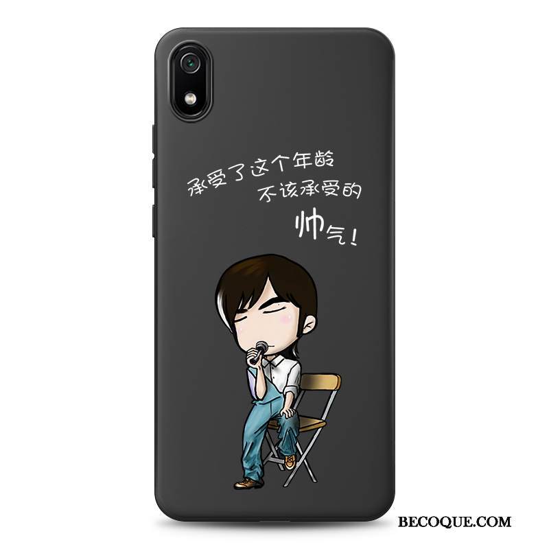 Kuori Redmi 7a Silikoni Punainen Musta, Kotelo Redmi 7a Pehmeä Neste Trendi Persoonallisuus