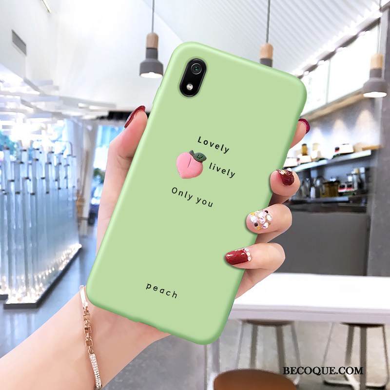 Kuori Redmi 7a Suojaus Rakastunut Kevyt, Kotelo Redmi 7a Silikoni Trendi Vihreä