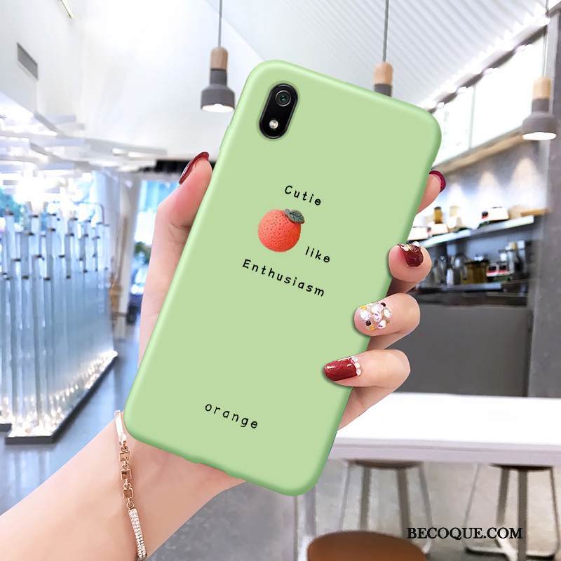 Kuori Redmi 7a Suojaus Rakastunut Kevyt, Kotelo Redmi 7a Silikoni Trendi Vihreä