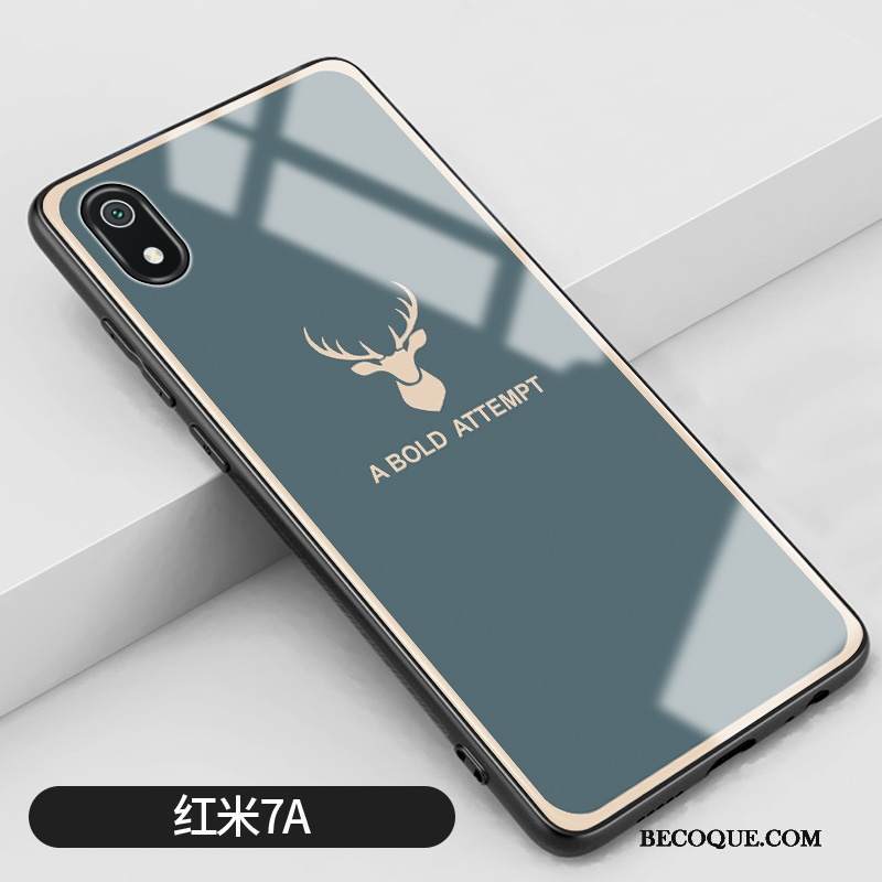 Kuori Redmi 7a Tila Peili Lasi, Kotelo Redmi 7a Silikoni Rakastunut Vihreä