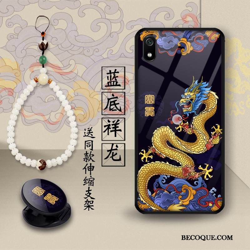 Kuori Redmi 7a Tuki Pieni Punainen, Kotelo Redmi 7a Luova Lohikäärme Puhelimen Kuoret